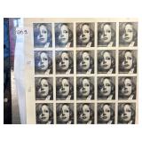 Sheet of 37-Cent USA Postage Stamps