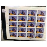 Sheet of United States Air Force Stamps