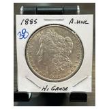 1885 Morgan Silver Dollar in High Grade