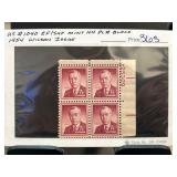 1954 US #1040 Mint NH Plate Block