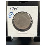 1905 Liberty Head V Nickel Coin