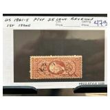 1861-5 US 25-Cent Revenue Stamp