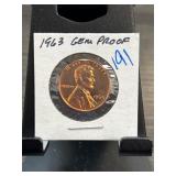 1963 Gem Proof Lincoln Cent