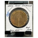 Oklahoma Semi-Centennial Exposition Medal