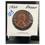 1960 Proof Lincoln Cent in Holder