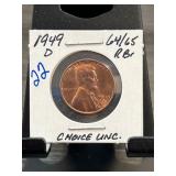 1949-D Lincoln Wheat Cent in Choice Uncirculated