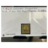 US #677 Nebraska Overprint Stamp