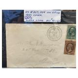 1882 US Cover with Stamps #207 and #209