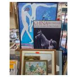 Framed Artworks Including Prints and Paintings