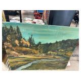 Landscape Oil Painting Titled ï¿½Holidayï¿½ by Hixon