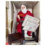 Norman Rockwell Porcelain Santa Claus Figurine