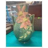 Roseville Pottery Clematis Vase with Handles
