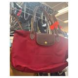 Longchamp Le Pliage Red Tote Bag