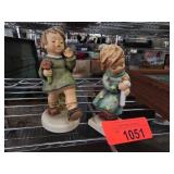 2pc Goebel Hummel Figurines 1 is damaged 1 is not