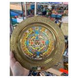 Brass Mexican Calendar Plate
