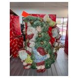 Fitz & Floyd Santa Christmas Tree Pitcher