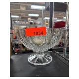 Crystal Compote and Godinger Rose Bowl