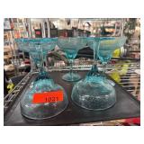 Blue Glass Stemware