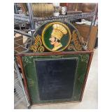 Chef Chalkboard With Decorative Frame