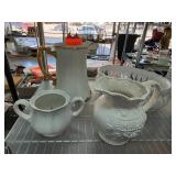 Ceramic Pitchers and Bowl Collection