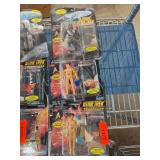 3pc Star Trek Action Figures in Original Packaging