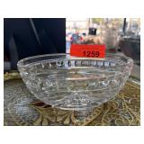 Waterford Crystal Decorative Bowl With Etched Desi