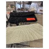 Two Pearl and Beaded Clutch Bags