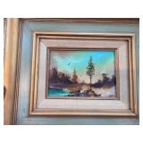 5ï¿½7 Ganey Landscape Oil Painting