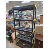 Five-Tier Plastic Storage Shelving Unit