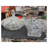 Clear Pressed Glassware