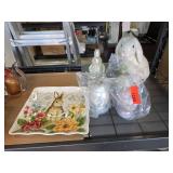 Easter-Themed Ceramic Rabbit Lot
