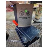 Coin Albums with Mercury and Roosevelt Dimes