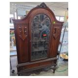 Wooden Display Cabinet with Glass Door