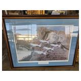 Thunderbirds Legends of Freedom Signed Print