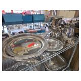 Silver-Plated Tableware and Serveware Set