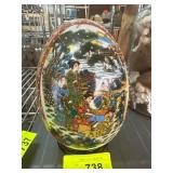 Hand-Painted Ceramic Decorative Egg