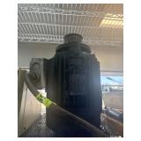 Industrial Electric Motor with Pulley System