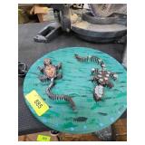 Metal Art Sculpture Signed by John H. Alston Jr.