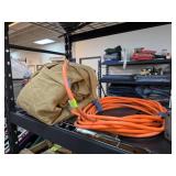 Shade Tarp with Orange Extension Cord