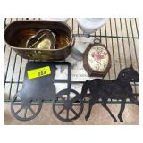 Decorative Items and Metalware Grouping