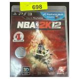 NBA 2K12 for PS3 with Case and Manual