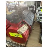 Red Industrial Pump Motor Unit