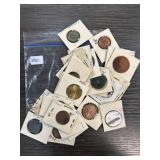 World Coins in Cardboard Holders