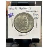 1946 Booker T. Washington Silver Half Dollar