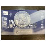 1999 Susan B. Anthony Uncirculated Coin Set