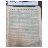 New England Farmer Journal from 1838