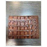 Brahmin Croc-Embossed Leather Card Holder