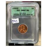 1964-D Lincoln Cent ICG MS67 RD