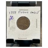 1858 Flying Eagle Cent Coin