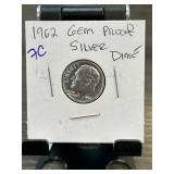 1962 Gem Proof Roosevelt Dime
